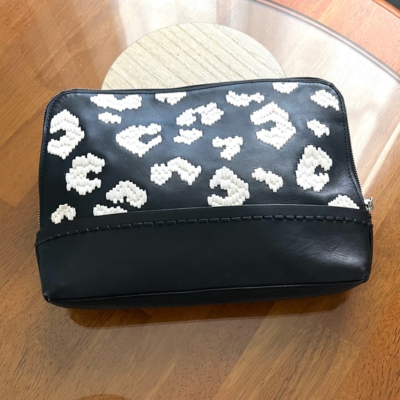 3.1 phillip lim 31 Minute Leather Pouch Black/White Good Condition - Picture 6 of 14